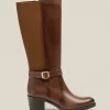 Yokono Bottes | Botte à Talon LILLE-015 Marron