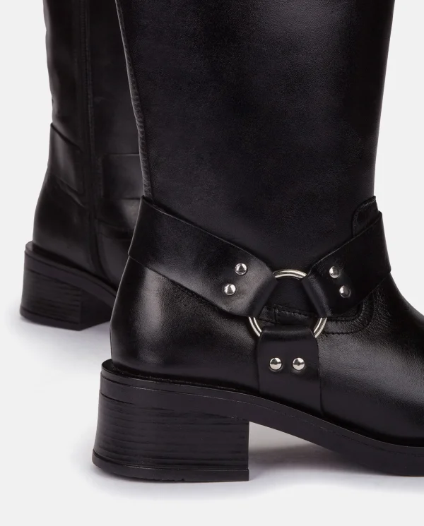 Yokono Bottes | Botte Plate SPA-004 Noir