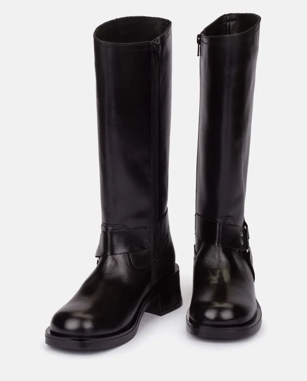 Yokono Bottes | Botte Plate SPA-004 Noir