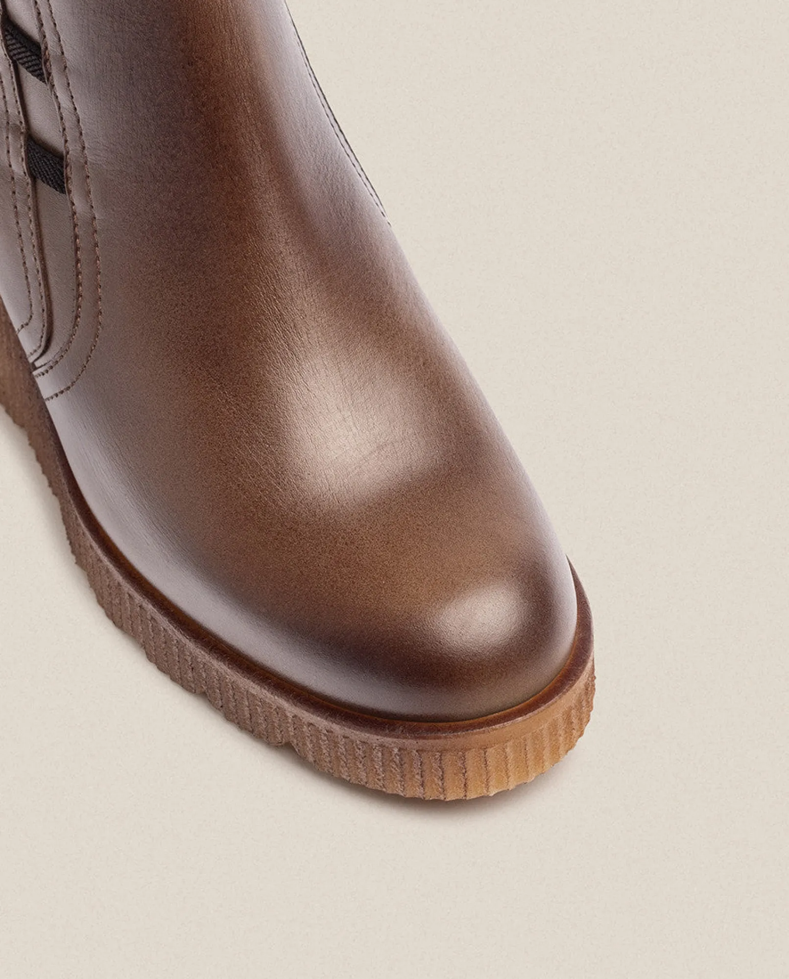 bottine__talon_compense_m_2.webp Yokono Bottines | Bottine à Talon Compensée MADONA-006 Marron