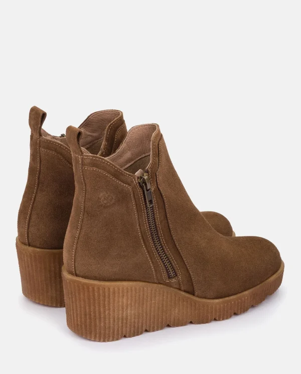 Yokono Bottines | Bottine Compensée MADONA-002 Marron