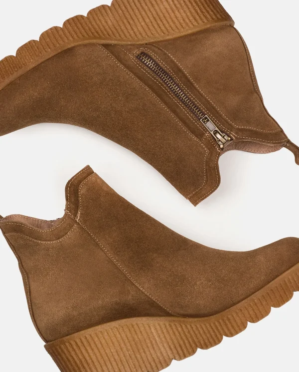Yokono Bottines | Bottine Compensée MADONA-002 Marron