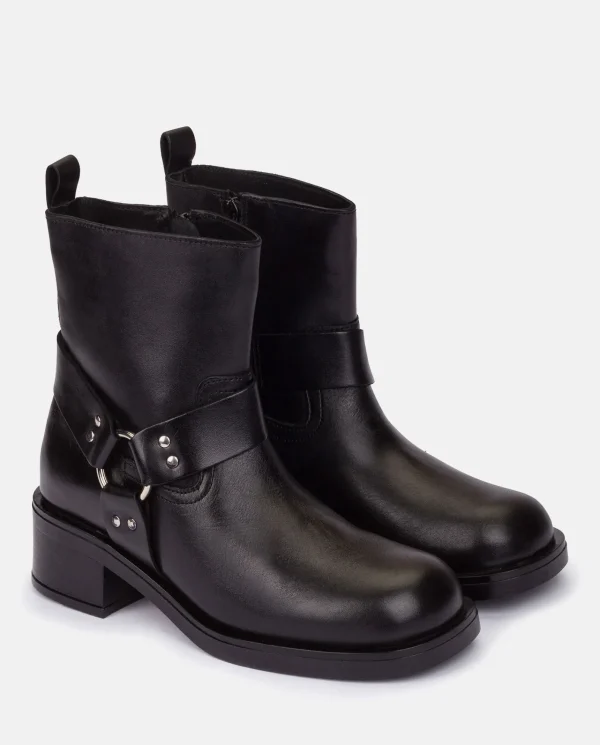 Yokono Bottines | Bottine Plat SPA-005 Noir