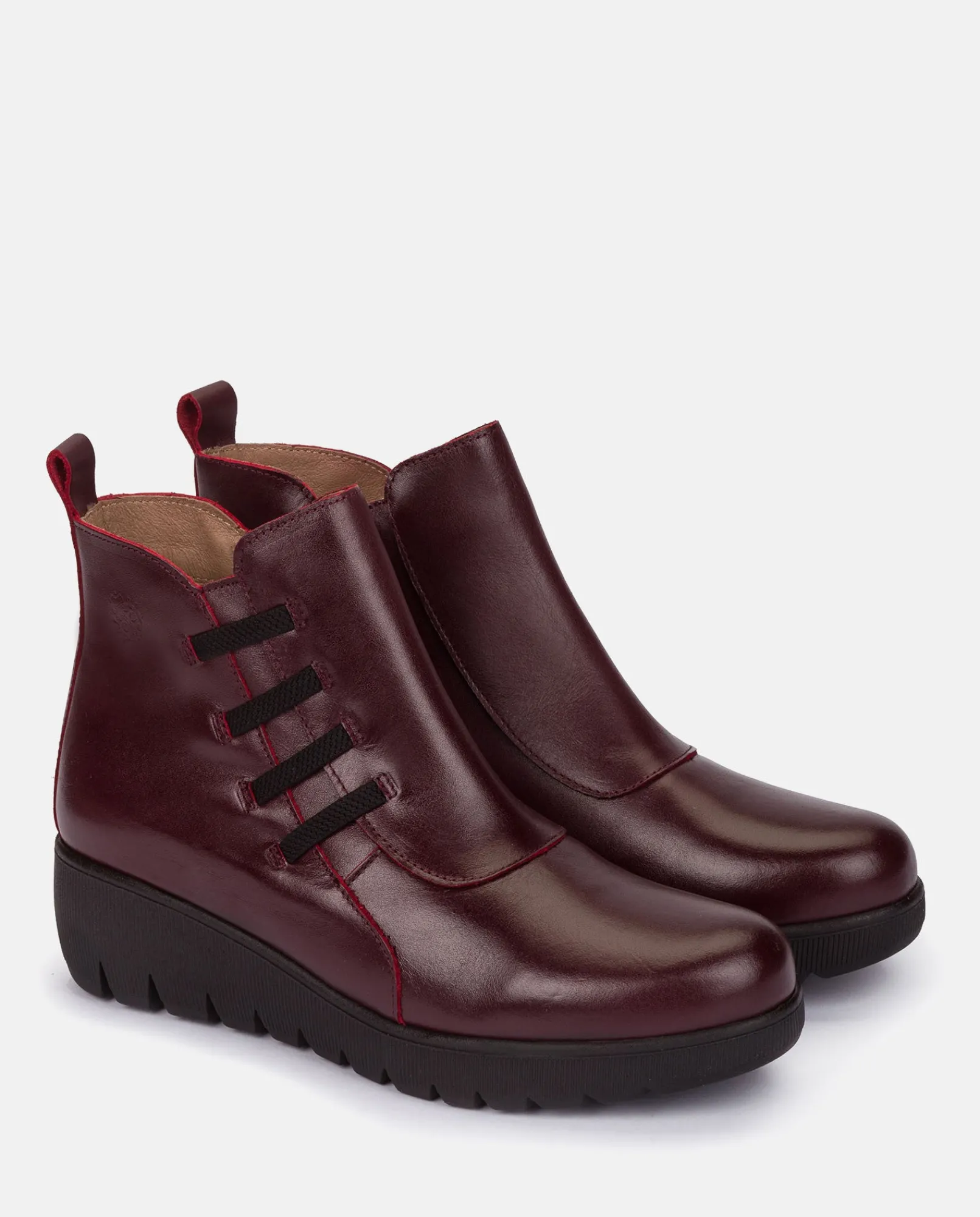 bottine_plate_atenas_bord_1.webp Yokono Bottines | Bottine Plate ATENAS-033 Bordeaux