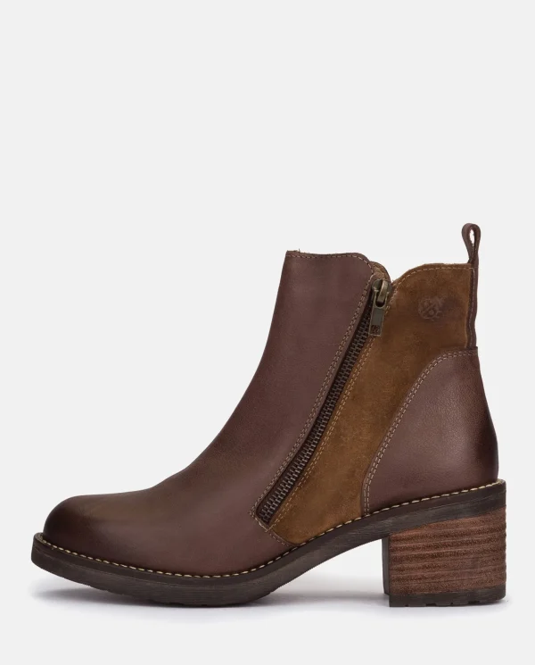 Yokono Bottines | Bottines à Talon MESINA-002 Marron