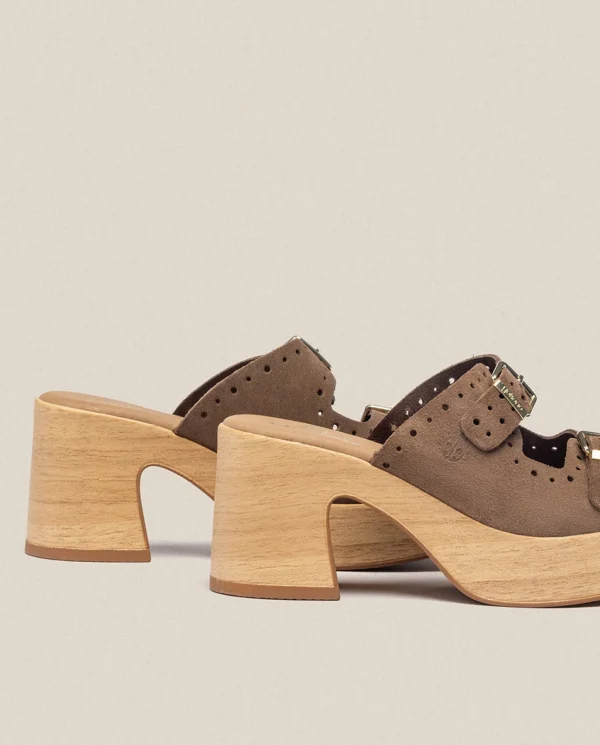 Yokono Sandales À Talon | Sandale à Talon BONAI-003 Marron