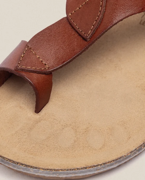 Yokono Sandales Plates | Sandale Plate IBIZA-174 Marron