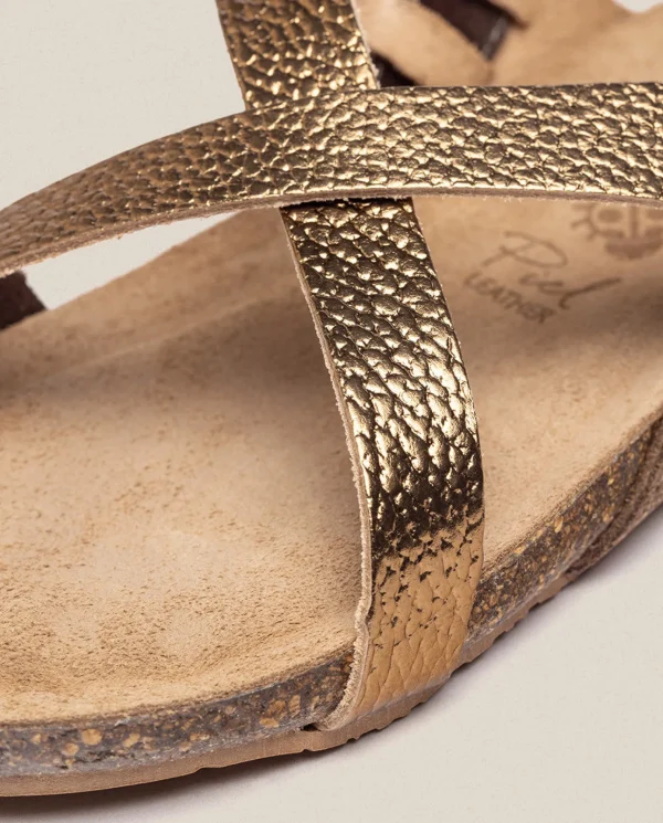 Yokono Sandales Plates | Sandale Plate IBIZA-178 Marron