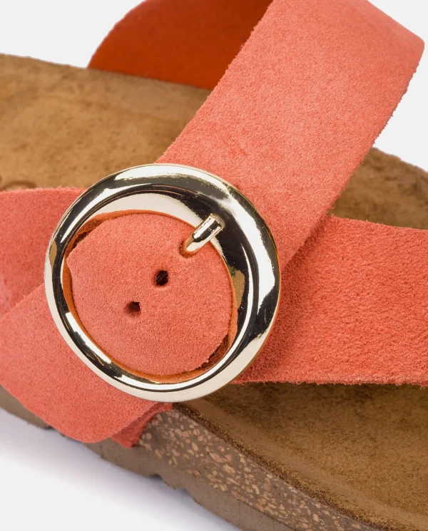 Yokono Sandales Plates | Sandale Plate JERBA-113 Rouge