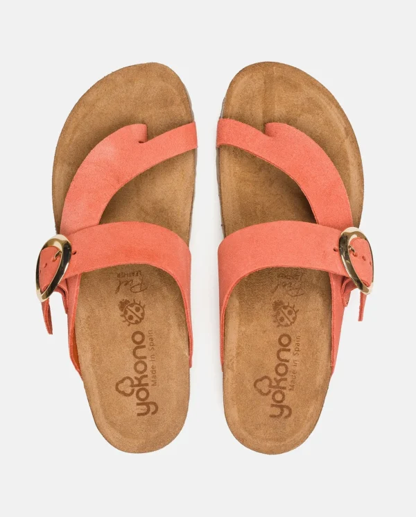 Yokono Sandales Plates | Sandale Plate JERBA-113 Rouge