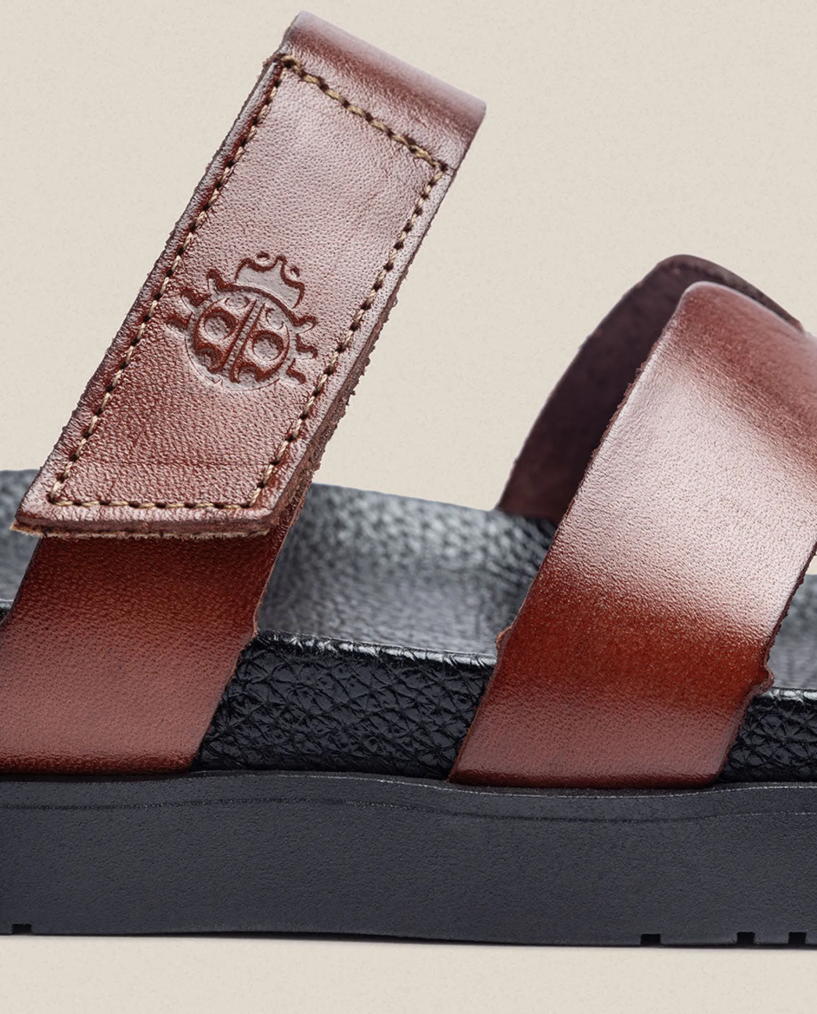 sandale_plate_morena_marr_2.webp Yokono Sandales Plates | Sandale Plate MORENA-125 Marron