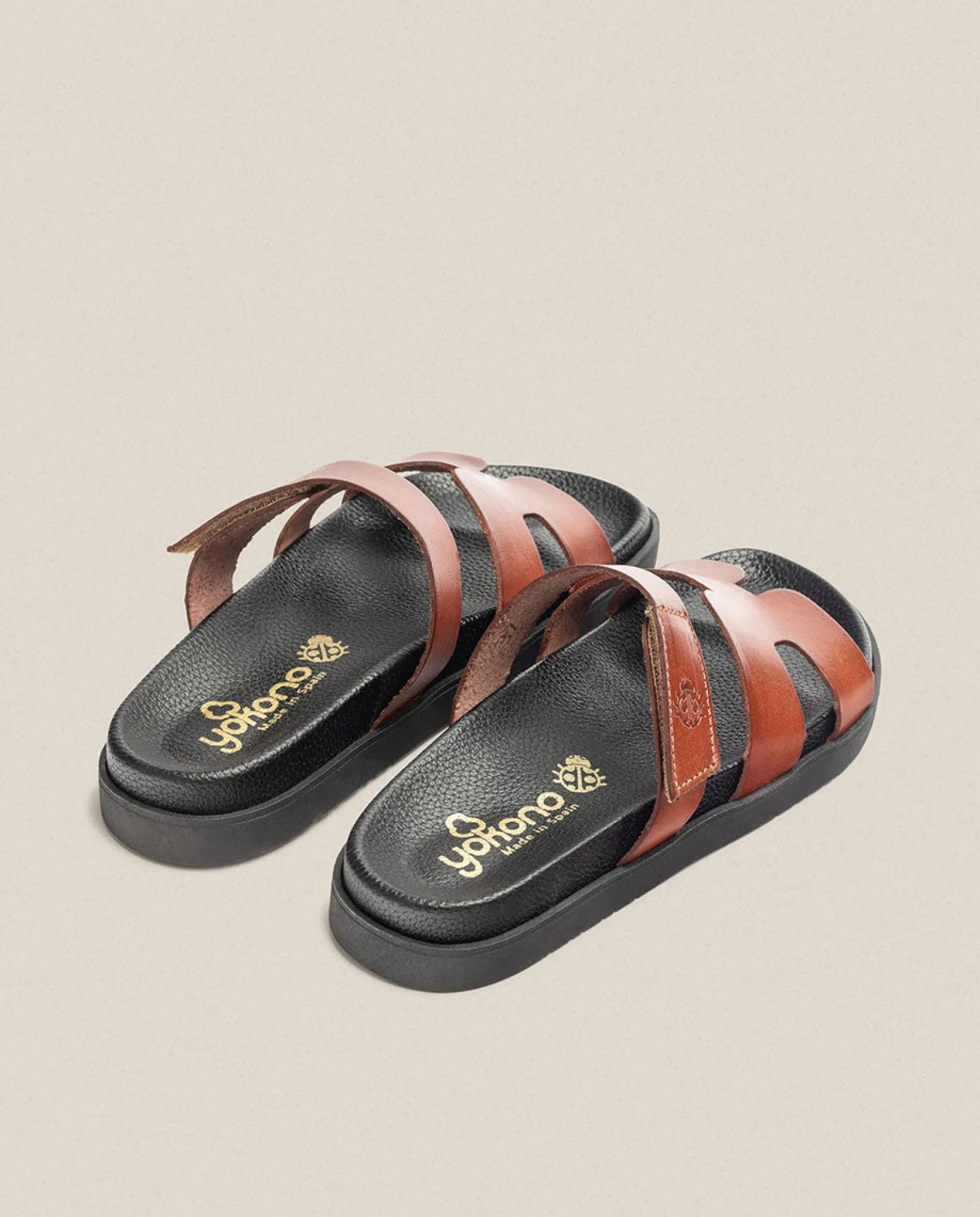 sandale_plate_morena_marr_3.webp Yokono Sandales Plates | Sandale Plate MORENA-125 Marron